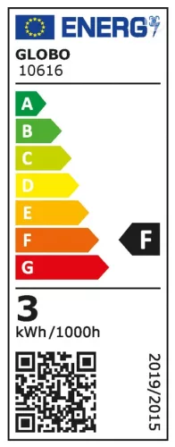 GLOBO 10616 LED BULB LED fényforrás műanyag  opál  2W