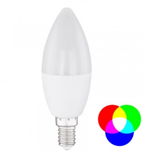 GLOBO 106754SH LED BULB LED fényforrás, fehér, RGB, TUYA rendszer, mobil alkalmazás, távirányítós, fényerőszabályozható, Ø:3