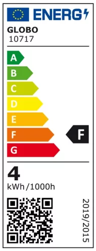 GLOBO 10717 LED BULB LED fényforrás műanyag átlátszó 4W