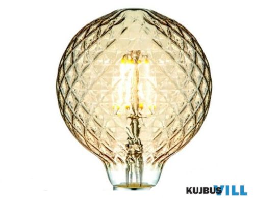 GLOBO 11461 LED BULB LED Fényforrás dekoratív borostyán színű üveg búrával. fényerő-szabályozható.  Ø:95, H:135, tartozék