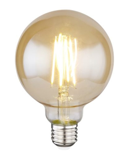 GLOBO 11526AD LED BULB LED Fényforrás LED Fényforrás borostyán színű üveg búrával, Globe kivitelben. Fényerő-szabályozható.