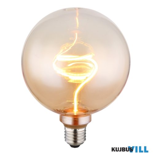 GLOBO 11538A LED BULB LED izzó, borostyán színű/átlátszó színátmenetes üveg, ø: 12