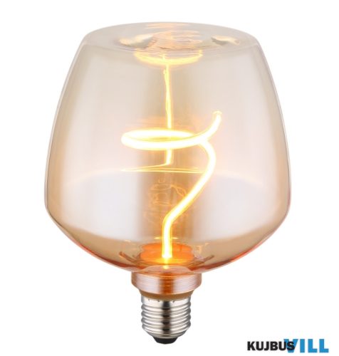 GLOBO 11539A LED BULB LED izzó, borostyán színű/átlátszó színátmenetes üveg, ø: 12