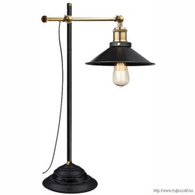   GLOBO 15053T LENIUS Asztali lámpa fekete, LxBxH:350x220x455, exkl. 1xE27 60W 230