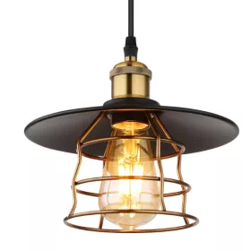   GLOBO 15086BH VIEJO Függeszték fém fekete matt, fém, fém fekete matt, kábel PVC