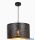 GLOBO 15342-3D TUNNO Függeszték fém fekete-arany. 3xE14 40W 230V