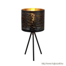   GLOBO 15342T TUNNO Asztali lámpa fém fekete, műanyag fekete, arany színű, bille