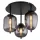 GLOBO 15345-3D BLACKY mennyezei lámpa  fém  fekete  40W