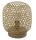 GLOBO 15367T MIRENA Asztali lámpa natúr bambuszból szőtt búra, fekete vezeték.  Ø:235, M:270, fényforrás nélkül 1xE27 60