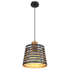   GLOBO 15451H ABLONA Függeszték fém fekete alaplap, fekete kábel, fém fekete-aran