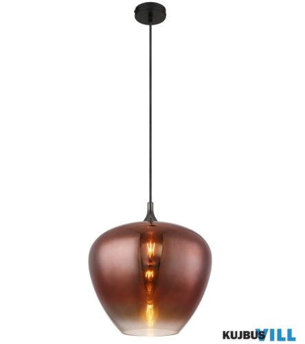 GLOBO 15548H2G MAXY Függeszték fém fekete matt, fém fekete-króm, réz színű/átlát