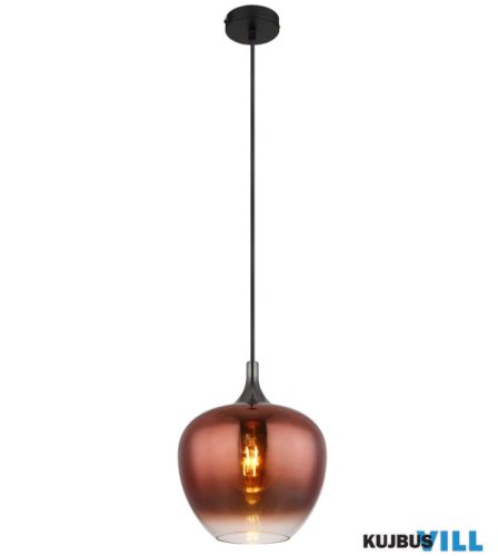 GLOBO 15548HG MAXY Függeszték fém fekete matt, fém fekete-króm, réz színű/átlát