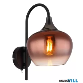 GLOBO 15548WG MAXY fali  lámpa  fém  fekete  40W