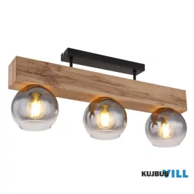 GLOBO 15656-3D MOITAS mennyezei lámpa  fém  fekete  40W