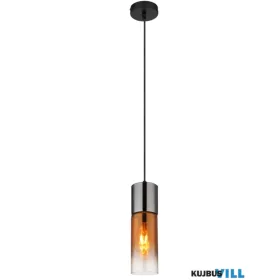   GLOBO 21000HG ANNIKA Függeszték fém fekete matt, réz színű/átlátszó színátmenetes