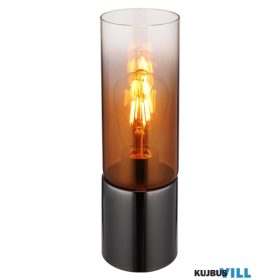   GLOBO 21000TG ANNIKA Asztali lámpa fém fekete-króm, réz színű/átlátszó színátemne