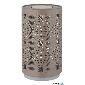   GLOBO 21018CH AMIYAH Asztali lámpa műanyag fehér, fém pezsgő színű, dekoratív lyu