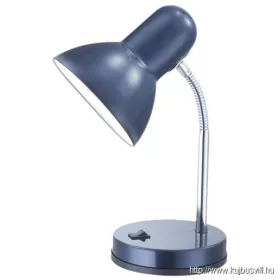   GLOBO 2486 BASIC Asztali, kék , króm Ø:130, H:330, exkl. 1xE27 40W 230V