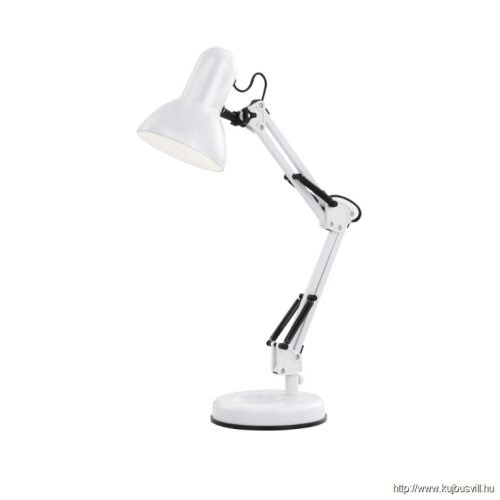GLOBO 24881 FAMOUS Asztali lámpa fém, fehér, LxH:400x590, exkl. 1xE27 40W 230V