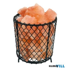   GLOBO 28304 STONE Asztali lámpa fém matt fekete, sókristály natúr színű, feket