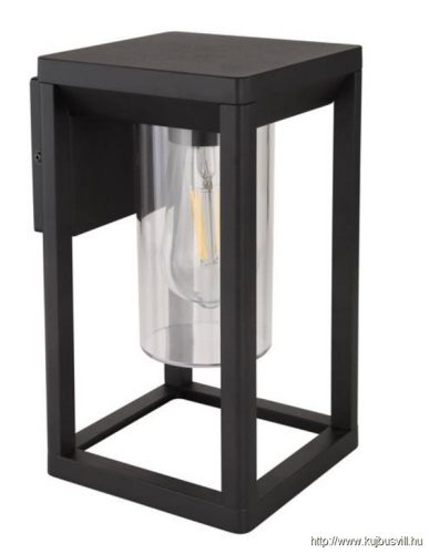 GLOBO 3135W CANDELA Kültéri  lámpa alumínium fekete váz, akril búrával. IP44, SZxM::150x270, AL:165, exkl. 1xE27 LED 15W 230V