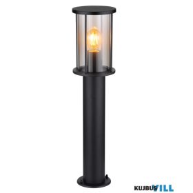   GLOBO 31362 GRACEY Kültéri lámpa rozsdamentes acél fekete matt, füstszínű  üveg