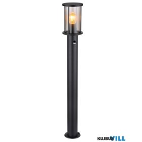   GLOBO 31363S GRACEY Kültéri könnyű rozsdamentes acél fekete matt, füstszínű  üve