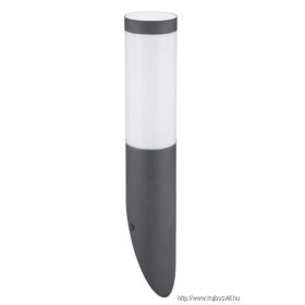   GLOBO 3157A BOSTON Kültéri falikar antracit, rozsamentes acél, műanyag fehér bú