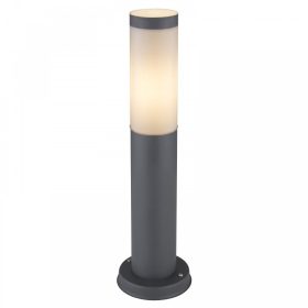   GLOBO 3158A BOSTON Kültéri állólámpa antracit, rozsamentes acél, műanyag fehér