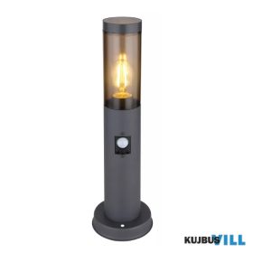   GLOBO 3158SAS BOSTON Kültéri könnyű rozsdamentes antracit, műanyag füstszínű, érz