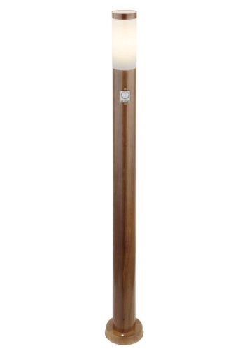 GLOBO 3159SW BOSTON Kültéri állólámpa fém fa mintázattal, műanyag opál búrával. Mozgásérzékelő (  Sensor:90°, Hatótáv::
