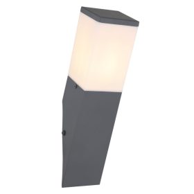   GLOBO 31730 HERRI Kültéri falikar rozsdamentes  acél, antracit, fehér műanyag