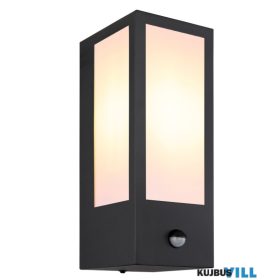   GLOBO 31980OS GUNDULA Kültéri lámpa fém matt fekete, fehér polikarbonát,irány: fel