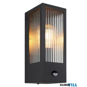   GLOBO 31980S GUNDULA Kültéri lámpa fém matt fekete, átlátszó, szatén, fényirány: