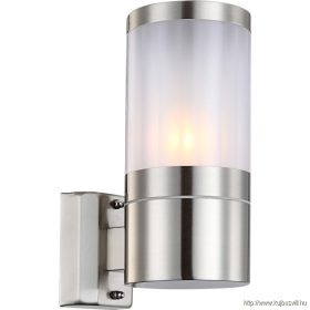   GLOBO 32014 XELOO Kültéri falikar  inox, müanyag fehér, csíkos, LxBxH:102x155x