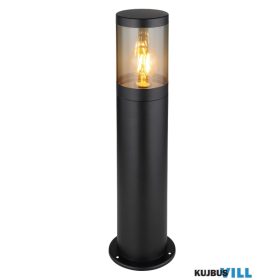   GLOBO 32015BS XELOO Kültéri lámpa rozsdamentes acél matt fekete, füstszínű  műan