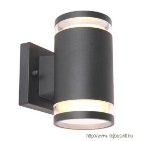   GLOBO 32063-2A ALCALA Kültéri falikar alumínium antracit színű,üveg búrával. Lefel