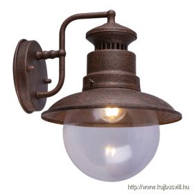   GLOBO 3272R SELLA Kültéri falikar rozsdamentes acél rozsdabarna váz, átlátszó