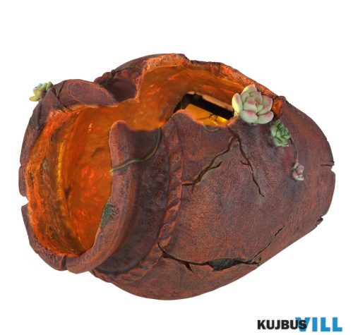 KIFUTÓ GLOBO 33658 Solar virágláda, műa., barna, 1xAA, 300mAh,IP44, 3000K