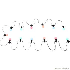   GLOBO 3401 NIRVANA LED fényfüzér műanyag fekete, műanyag fehér, HxSzxM.: 12500x