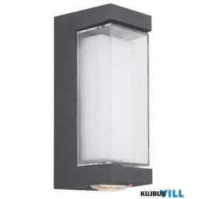   GLOBO 34316 PLIXON Kültéri lámpa alumínium antracit matt, akril átlátszó, műany