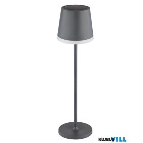   GLOBO 36637A SOLAR Solar lámpa, fém antracit, műanyag fekete, műanyag antracit,