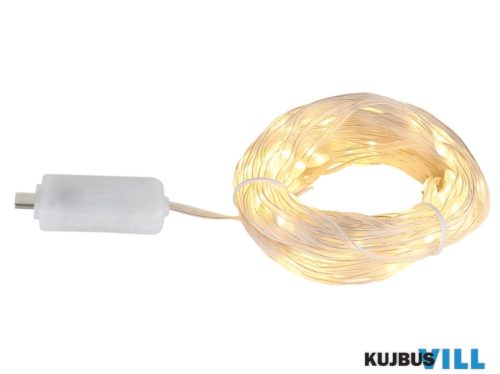 GLOBO 39018 LED BAND LED szalag, műanyag fehér, műanyag átlátszó, nyomógombos kap