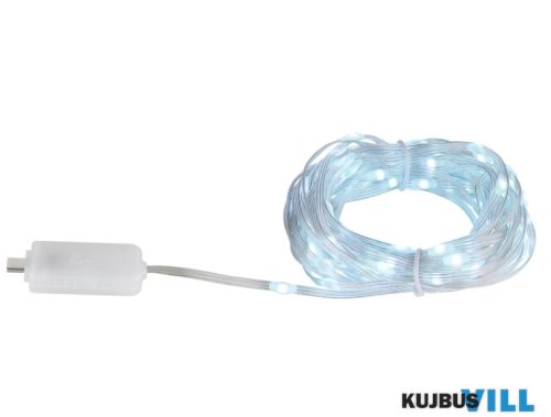 GLOBO 39018RGB LED BAND LED szalag, műanyag fehér/átlátszó, nyomógombos kapcsoló, lé