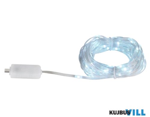 GLOBO 39019RGB LED BAND LED szalag, műanyag fehér/átlátszó, nyomógombos kapcsoló, lé