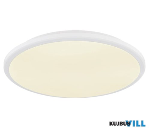 GLOBO 41569-18WC XANDER Mennyezeti lámpa fehér műanyag, ø: 350mm, M: 55mm, LED 18W 230V, 2050lm forrás, 950lm kimenet, 4000K