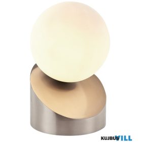   GLOBO 50300101 ALISA Asztali lámpa, fém nikkel matt, érintéses be/ki kapcsoló, ø: