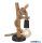 GLOBO 52060146X NERIDA Asztali lámpa természetes színű fa, fekete fém, kender, eukaliptusz fa, természetes termesztésű, ø: 150mm, M: 400mm, 1x E27 10W 230V izzó