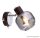 GLOBO 54303-1 PALLO Spot bronz-króm színű váz, füstszínű üveg búrával. BxH:100x125, AL:160, exkl. 1xE14 40W 230V