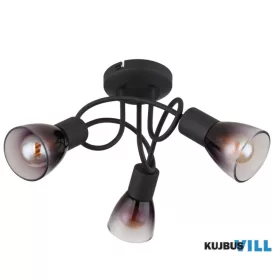 GLOBO 54312-3D SATELLA mennyezei lámpa  fém  fekete  25W